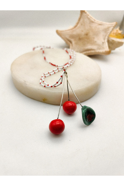 camADA Murano Kiraz Kolye