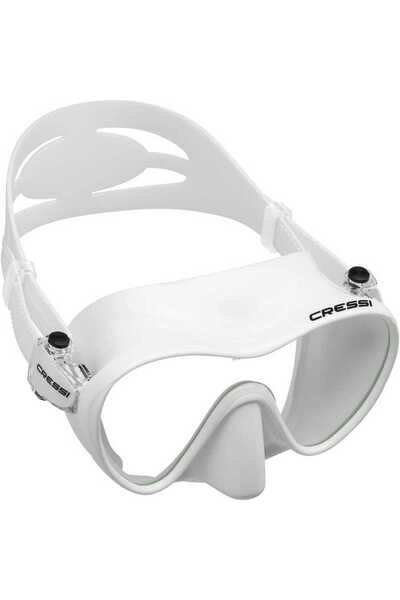 Cressi F1 Frameless Dalış Maskesi Whıte-whıte Yetişkin