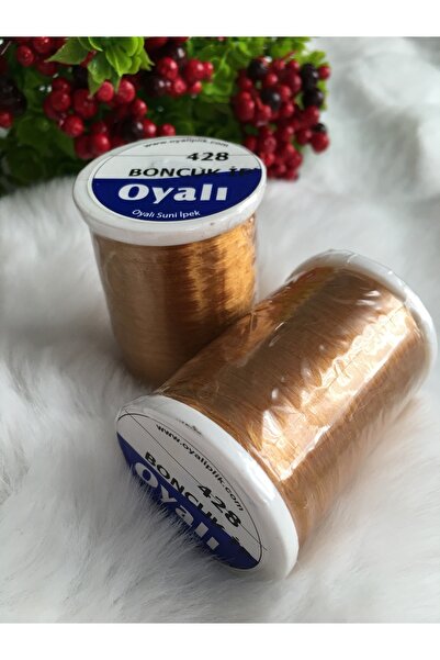OYALI Oyalı Boncuk Sarma İpi Koyuhardal 428 Parlak 50gr