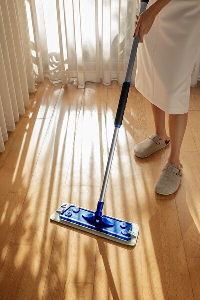 Silva Ultrafiber Mop 2’li Set – Zemin & Yüksek Alanlar İçin Islak & Duvar Mop Bezi