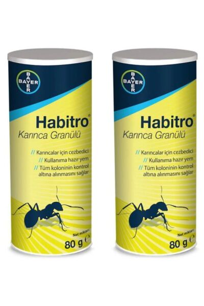 Bayer 2 Ad Habitro Karınca Yemi 2 X 80 gr Yeni Üretim