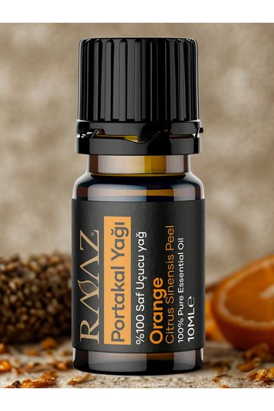 RAAZ زيت البرتقال العطري 10 مل - طبيعي ونقي 100%