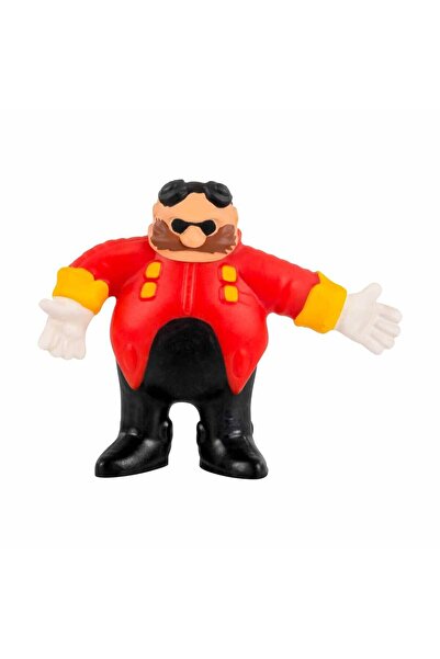 TOYFEST Goojitzu Squishi Esnek Uzayan Yumuşak Sonic Mini Tekli Figür - Dr Robotnik - 5 CM