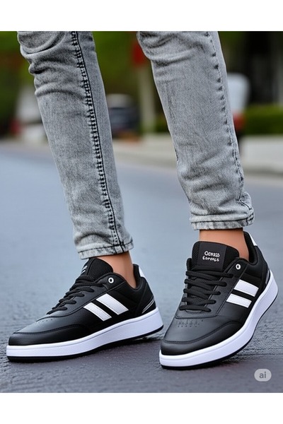 Giyyin Μαύρο Λευκό Unisex Ανδρικά Γυναικεία Ορθοπεδικά Αθλητικά Παπούτσια Cas...