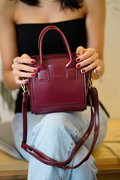 torime Веганська шкіряна міні-сумка через плече з довгим ремінцем