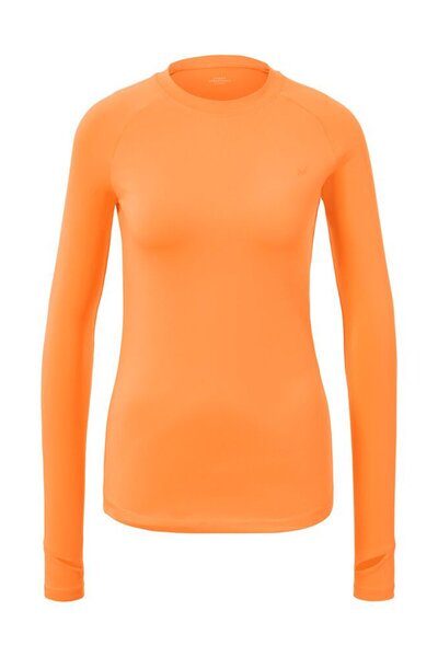 Tchibo Women Sportwear Fit Long Sleeve Training Top, Orange