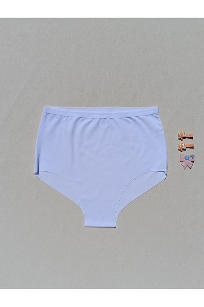 siyalife Women's High Waist Lycra Gathering Seamless Laser Cut No Trace Bikini Slip Panties