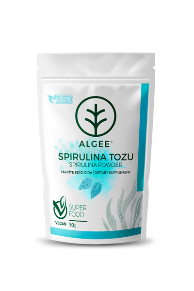 ALGAMAX Algee® Spirulina Tozu Katkısız 50 gr