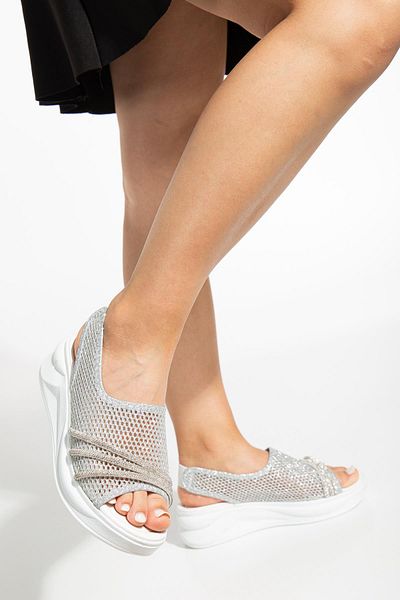 SUİNS SHOES Sandale Suins Abella pentru damă cu sclipici și detalii de piatră