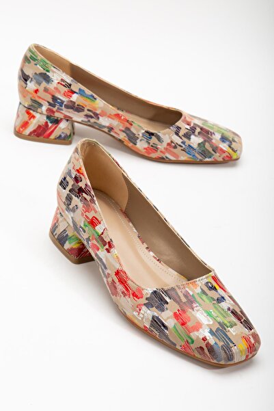 SUİNS SHOES Suins Berthe Model - Πολύχρωμα γυναικεία παπούτσια με μεσαίο τακούνι