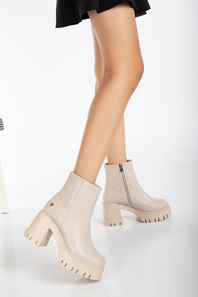 SUİNS SHOES Γυναικείες μπότες Suins Palermo με χοντρό τακούνι