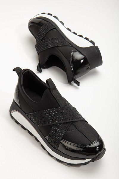 SUİNS SHOES Pantofi sport Verica pentru damă, pantofi sport cu detaliu din cauciuc și pietre