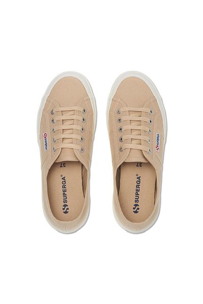 Superga Klasické unisexové tmavě béžové tenisky 2750-cotu