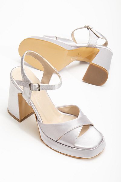 SUİNS SHOES Pantofi de seară din satin cu toc Lorenza pentru damă