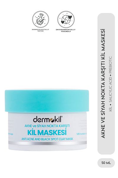 Dermokil Anti-Acne and Blackhead Clay Mask 50 ml