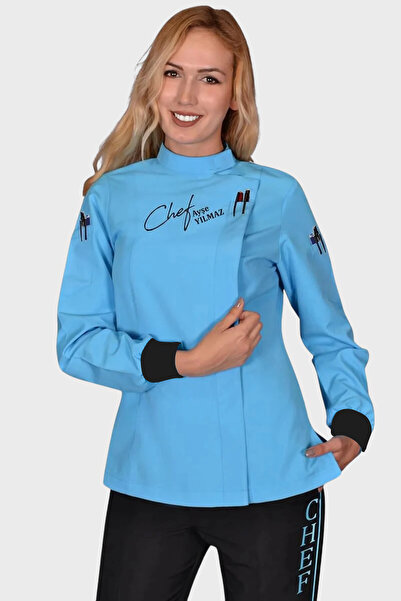 Üniformanya Jachetă de bucătar pentru femei cu nume Cadou Jachetă de bucătar Îmbrăcăminte de bucătar Costum de bucătar Uniformă de bucătar