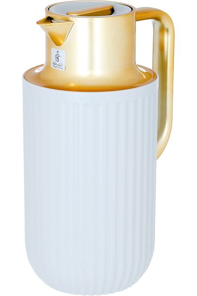 Everest Laura Thermos Light Gray Gold Handle 1.6 L