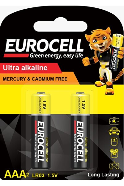 EUROCELL Ince Kalem Pil-Alkalin Aaa 2'li