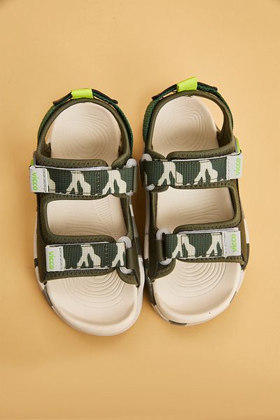 Vicco Tape Lightweight Men's Preschool Khaki Sandals