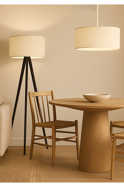 HOMİNG Pratik Lambader Ve Sarkıt Avize Seti Ayd-2677