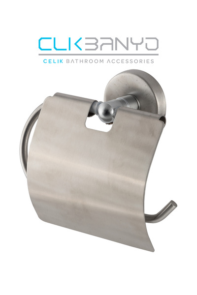 ÇELİK BANYO Ekol Covered Paper Holder Matte 304 Stainless
