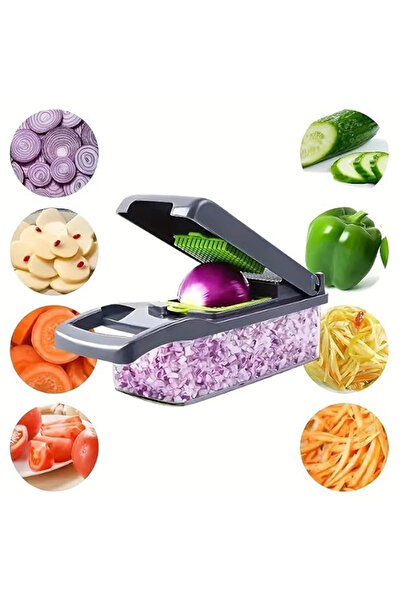 Denx أداة تقطيع وتقطيع الخضار متعددة الوظائف العامة