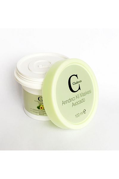 Claderm 100ml Avocado Bucket Clay Mask