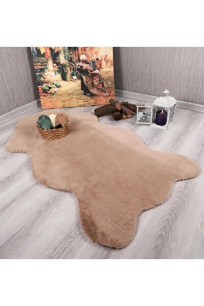 Sarar Post Halı Vizon Peluş Kürk Halı 60x100 80x130 80x150 100x150 120x180 Cm