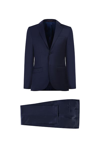 Abdullah Kiğılı Slim Fit Slim Fit Classic Wool Suit