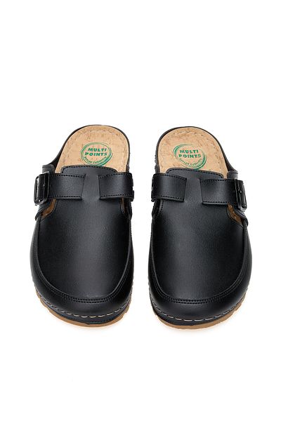 XJIM Unisex καθημερινή μαύρη ανατομική σόλα εσωτερικού χώρου Sabo Hospital Doctor Slippers