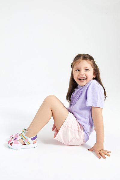 Vicco Flow Ii Lightweight Girls Preschool White/Pink Sandals