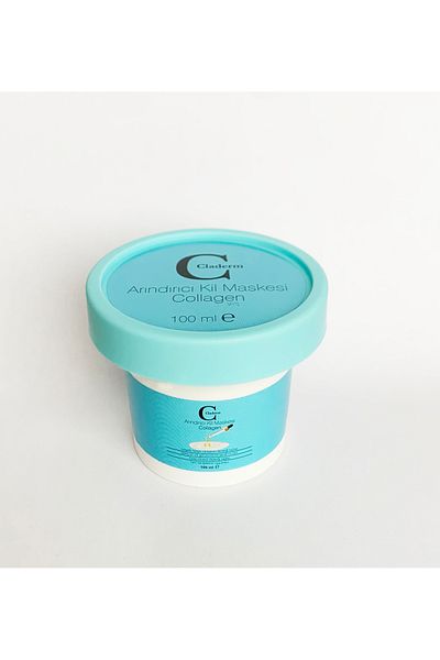 Claderm 100 ml Bucket Clay - Collagen Men's Flower Pot