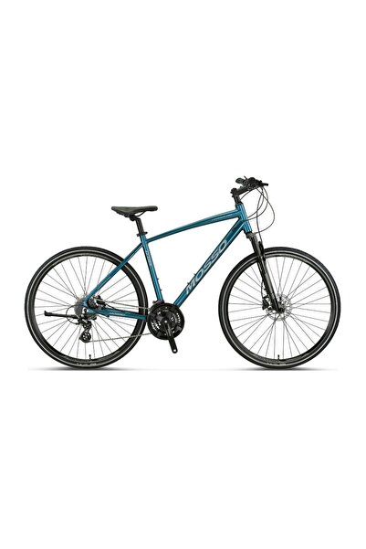 Mosso Legarda Pro X24 - Msm H 56cm (L - Xl) Kadro Şehir Bisikleti - Mavi Gümüş