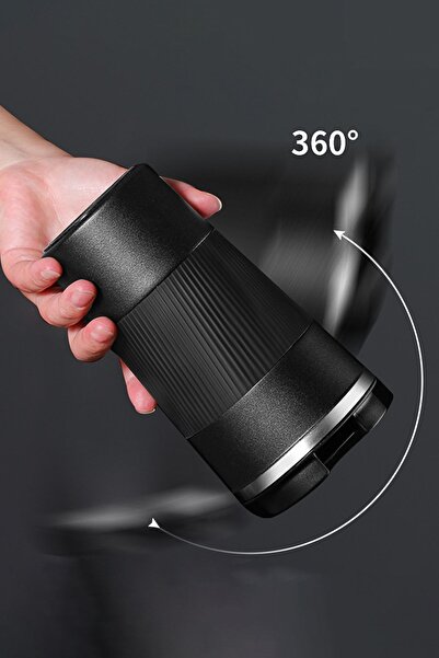 Weather Forecast 304 L Locked Steel Matte Black 510 ml Coffee Thermos Mug Cin405Sy