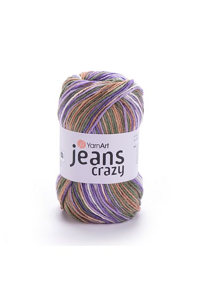 Yarnart Jeans Craz- Μαρμάρινο Χειροποίητο Πλεκτό Νήμα Μαρμάρινο