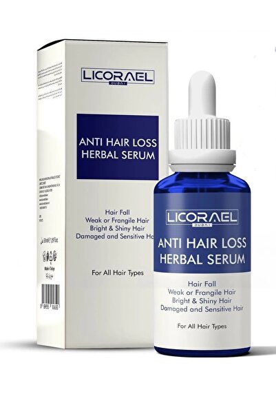 Licorael Dubai Anti Haır Loss Herbal Serum Saç Dökülmesine Karşı Bitkisel Ser...