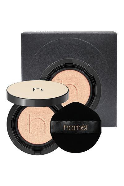 HAMEL Zero Fit Cushion Long Lasting Korean Foundation Spf50+ Pa+++ Natural Finish Refill X2 12g Pure