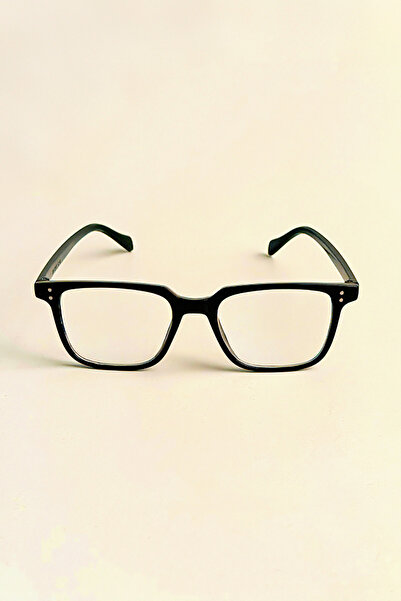 Eyesofia Unisex Vintage Blue Block Glasses