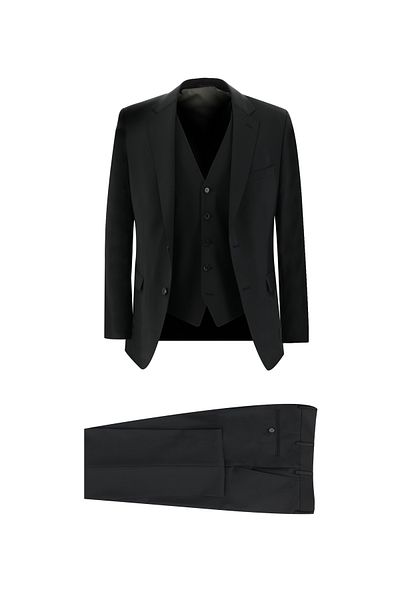 Abdullah Kiğılı Regular Fit Woolen Vest Suit
