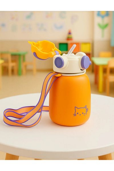 Titiz Ti̇ti̇z Gamer Thermos Flask 500 ml – Leakproof Steel Flask with Gamer Design Tp-742