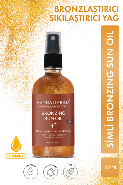 Mandamarina SİMLİ Yoğun Bronzlaştırıcı Parıltılı