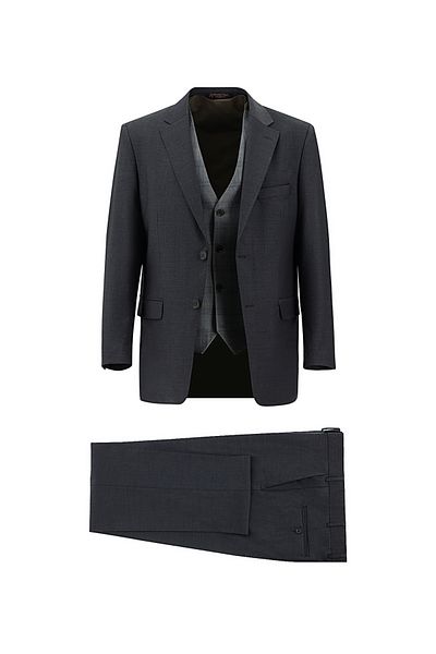 Abdullah Kiğılı Relax Fit Relax Cut Woolen Combination Vest Suit