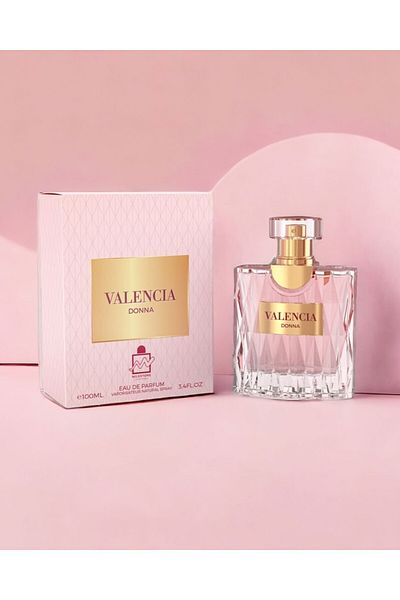 Milestone Valencia Donna Eau de Parfum, 100 ml, bergamot, iris and rose flowers