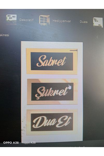 GÜNEŞ LAZER Set de 3 Black Sabret Pray Thank God