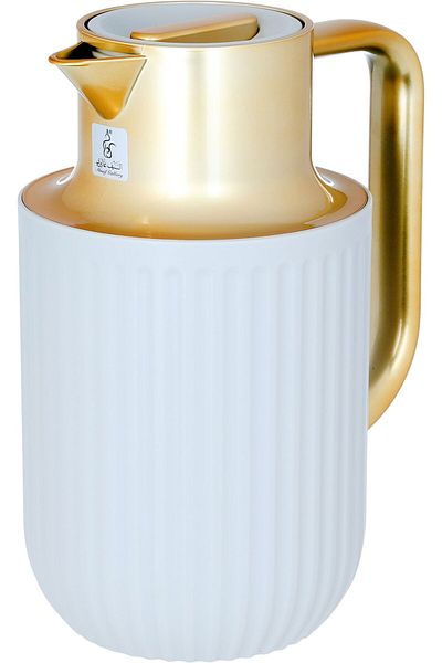Everest Laura Thermos Light Gray Gold Handle 1 Liter