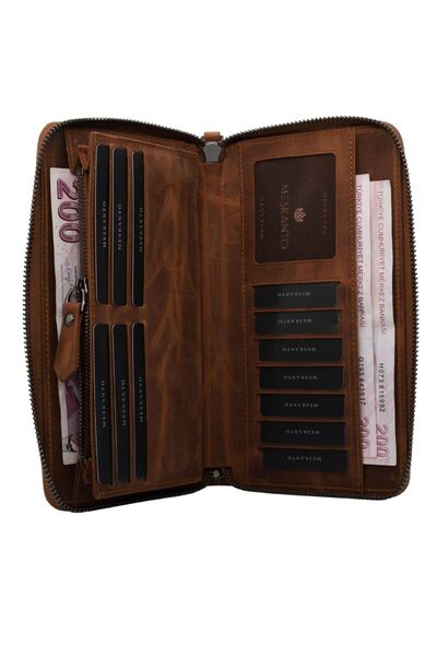 Meskanto Paris Genuine Leather Men's Hand Portfolio