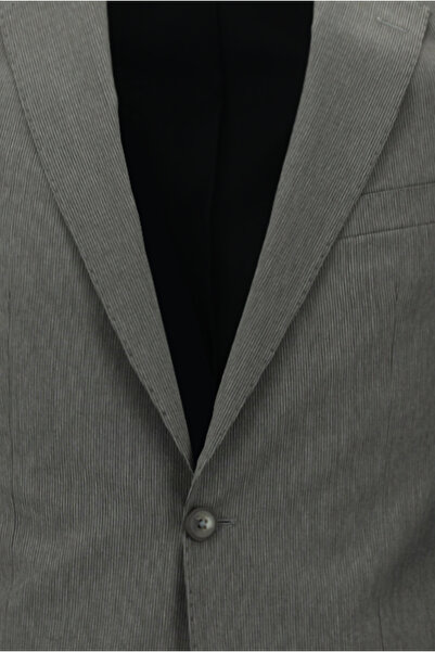 Abdullah Kiğılı İtalyan Klasik Çizgili Yün Takım Elbise