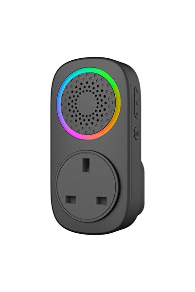 AREB جرس باب لاسلكي ذكي كينتيك - مدى طويل 250 مترًا، 60 نغمة رنين، مقاوم للعو...