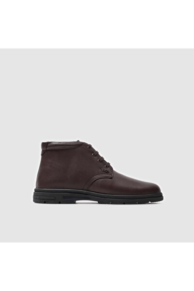 TOGO Kahverengi Hakiki Deri Erkek Comfort Bot [052086]