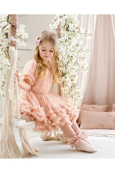 aysskids Mabel Fluffy Tutu Carnival Birthday Special Day Party Wedding Girl's Dress